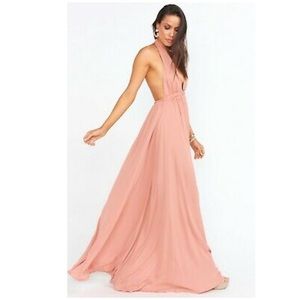 NWT Show Me Your MuMu Luna Halter Dress sz S